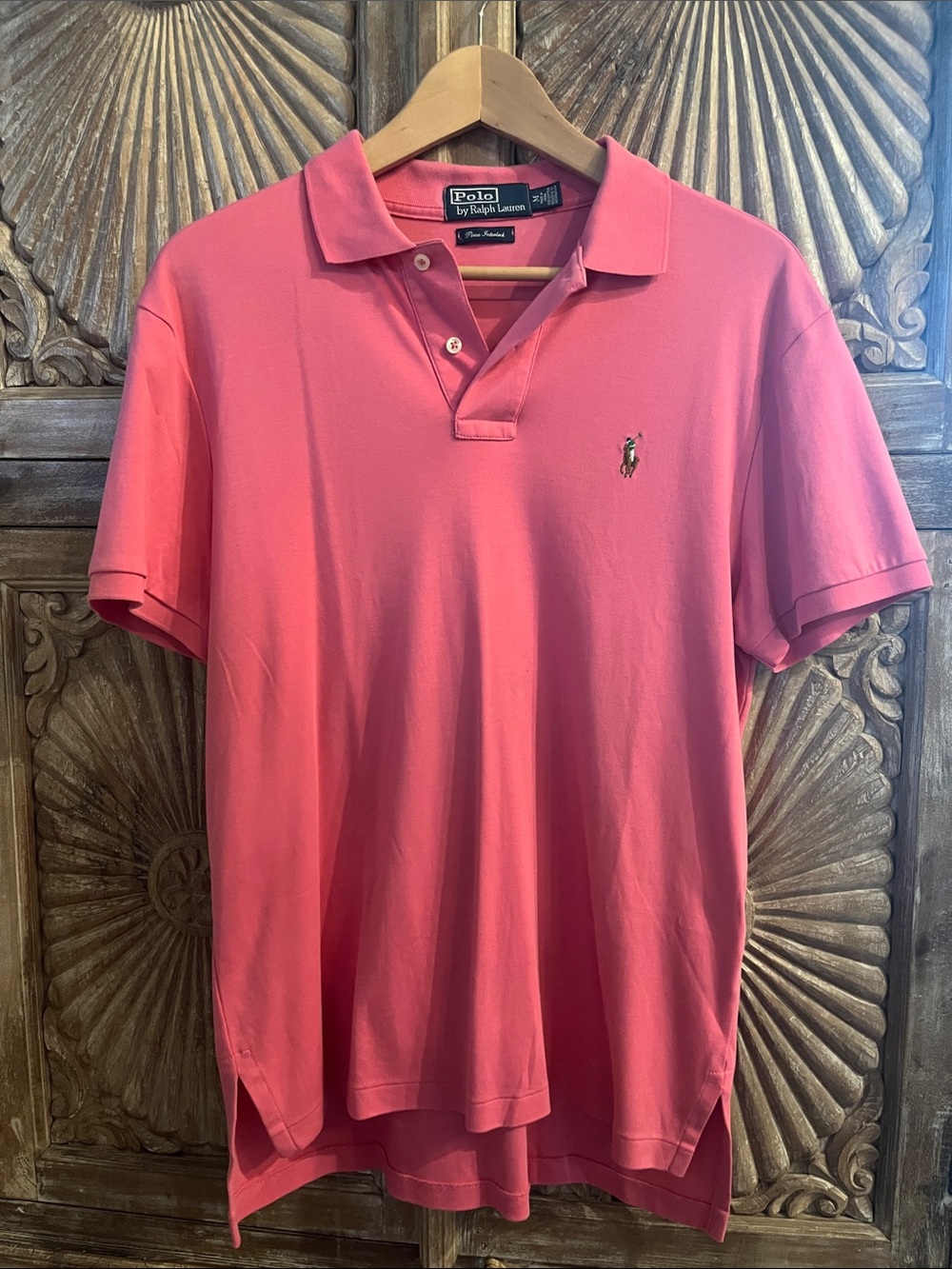 Polo by Ralph Lauren Coral Pink Short Sleeve Polo Shirt